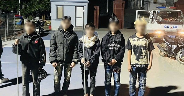 Vây bắt nhóm thiếu niên dưới 16 tuổi tụ tập đua xe, mang hung khí gây rối