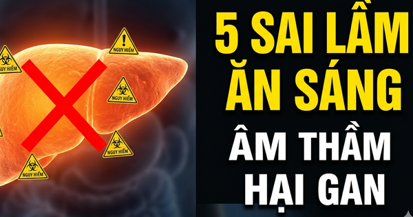 5 sai lầm khi ăn sáng âm thầm hại gan nhiều người vẫn mắc phải