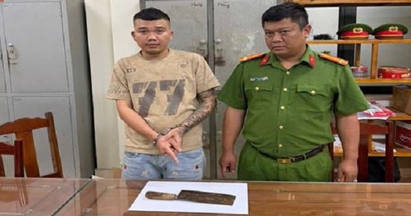 Bắt đối tượng dùng dao chém nhiều nhát vào bạn nhậu