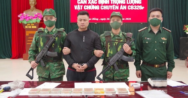 Bắt giữ đối tượng vận chuyển gần 3kg heroin tại Cao Bằng