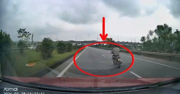 Xác minh thanh niên chạy xe máy vào cao tốc Hà Nội – Bắc Giang, lạng lách sau khi uống rượu
