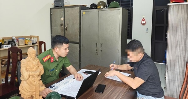 Công an mời người bố đánh con đến trụ sở làm việc