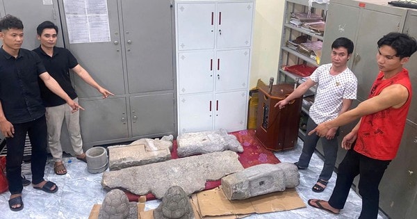 Đột nhập di tích chùa Nôm, trộm nhiều hiện vật bằng đá