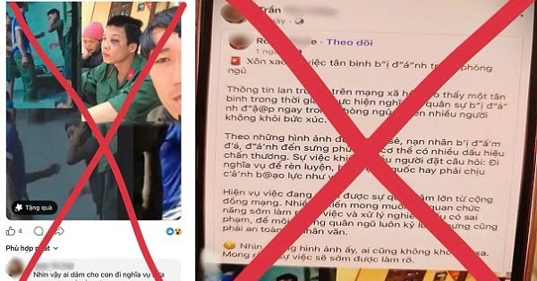 Phạt người phụ nữ tung tin giả ‘tân binh bị đánh trong phòng ngủ’