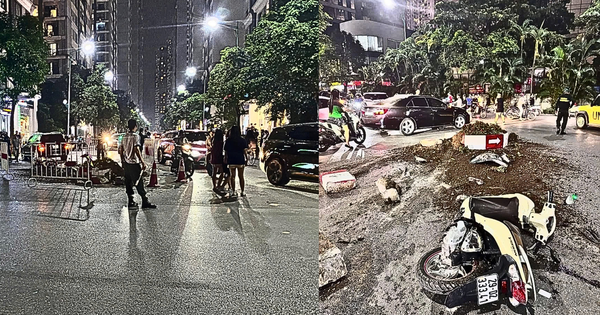 Tài xế vi phạm nồng độ cồn gây tai nạn liên hoàn trong khu đô thị Hà Nội