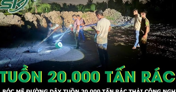 Khởi tố “bà trùm” đứng sau 20.000 tấn rác thải công nghiệp bị “tuồn” ra môi trường