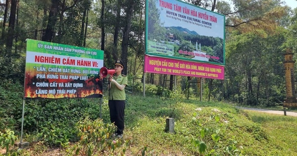 Kiểm lâm khuyến cáo không đốt vàng mã trong cao điểm nắng nóng để phòng cháy rừng