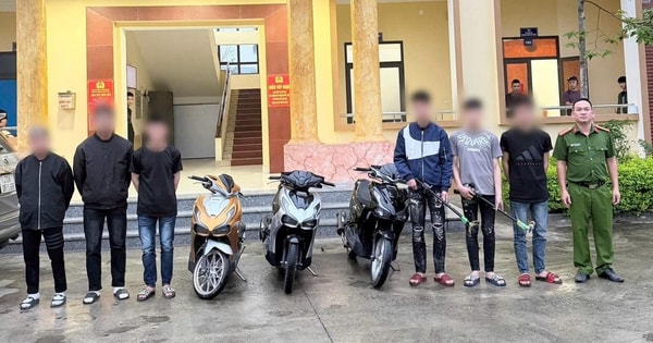 Nhóm thanh thiếu niên mang ná tụ tập gây rối ở Tuyên Quang