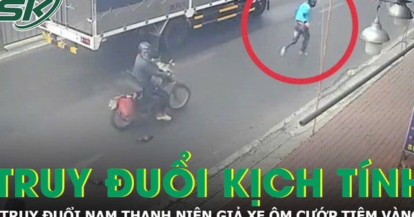 Màn truy đuổi nghẹt thở nam thanh niên vờ mua hàng rồi cuỗm vàng bỏ chạy