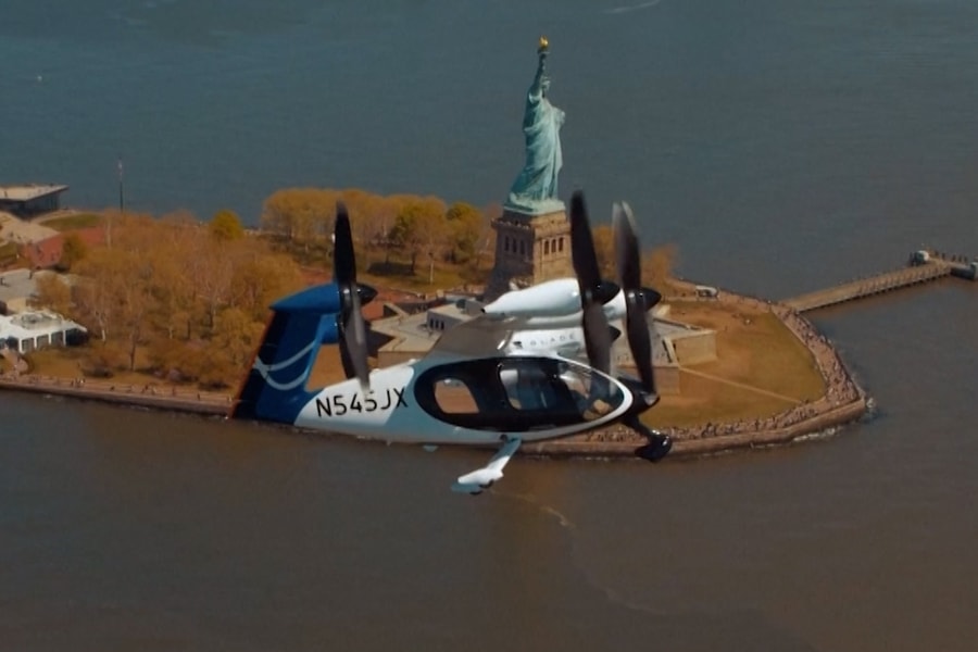 Taxi hàng không thử nghiệm tại New York, kết nối với sân bay trong 10 phút