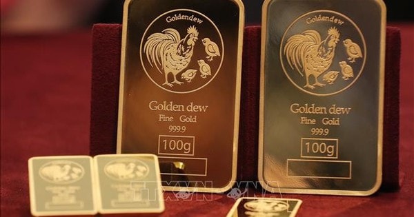 Giá vàng tăng 1,5 triệu đồng/lượng so với đầu tuần, đắt hơn giá thế giới 16 triệu đồng/lượng