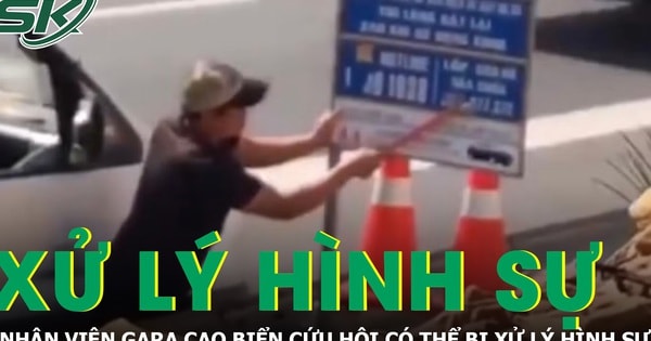 Nhân viên gara cạo biển cứu hộ trên cao tốc có thể bị xử lý hình sự