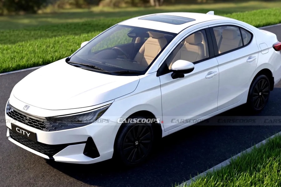 Lộ diện xe sedan Honda City phiên bản mới tại thị trường châu Á