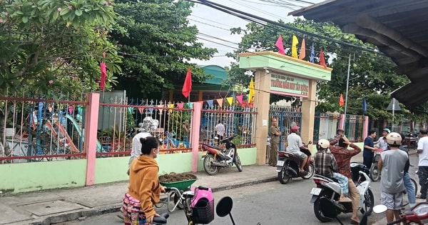 Bảo vệ trường mầm non tử vong trong sân trường, camera ghi lại diễn biến bất ngờ