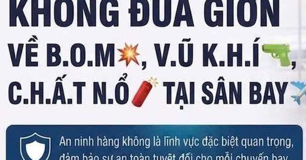 Đùa giỡn những câu này tại sân bay, hành khách có thể bị cấm bay nhiều tháng