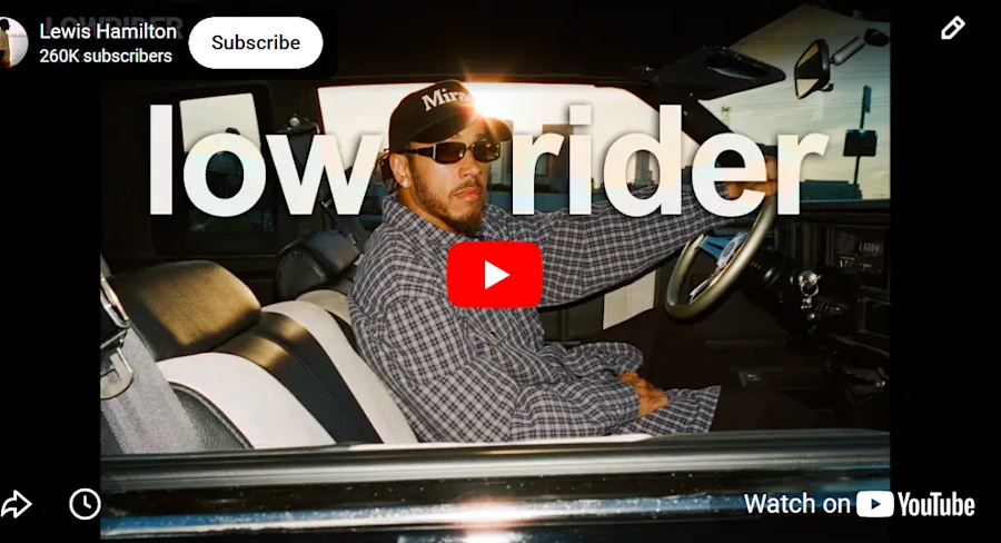 Khi huyền thoại F1 Lewis Hamilton 'đổi gió' với văn hóa độ xe Lowrider