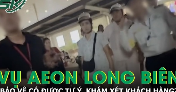 Vụ khách hàng bị tố trộm đồ ở Aeon Long Biên: Bảo vệ có được tự ý khám xét khách không?