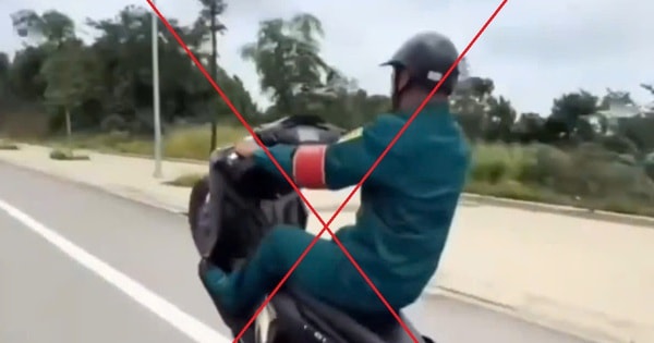 Từng bị tịch thu xe vì 'bốc đầu', thanh niên vẫn tái phạm với hàng loạt lỗi vi phạm giao thông
