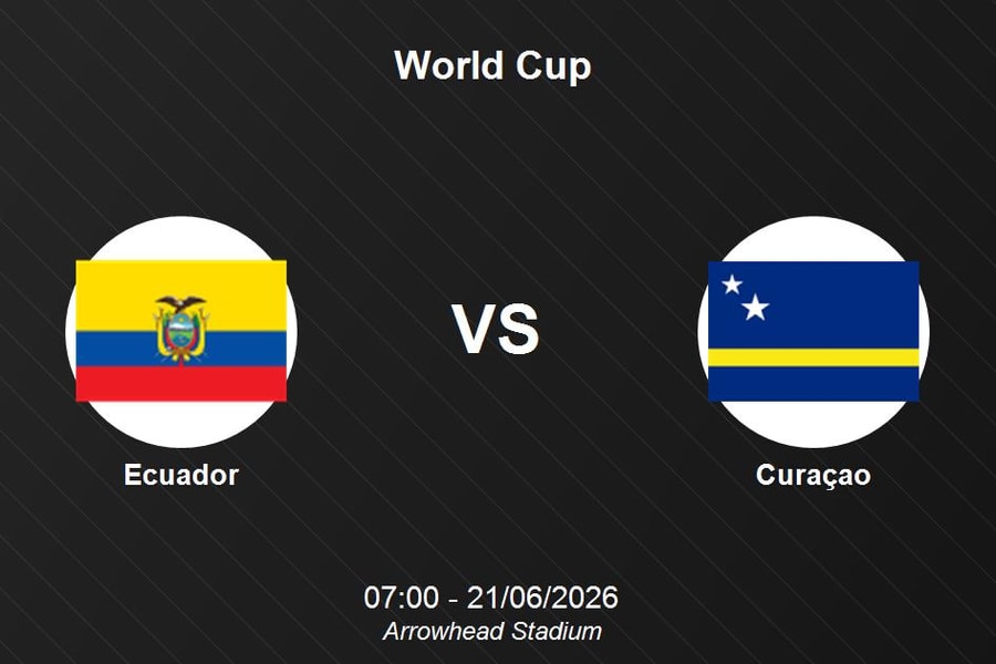 Ecuador 0-0 Curaçao: Hai đội chia điểm
