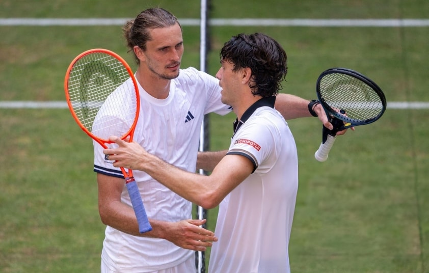 Alexander Zverev thua Taylor Fritz tại Halle Open: Sự cố y tế hy hữu và nỗi lo Wimbledon