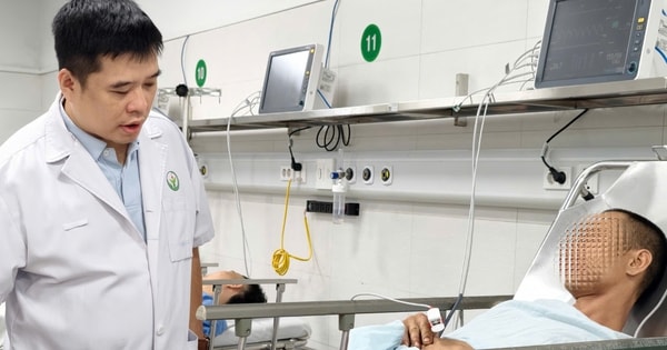 Phẫu thuật khẩn, cứu người đàn ông bị thanh xà beng dài 1,5 mét đâm xuyên đùi