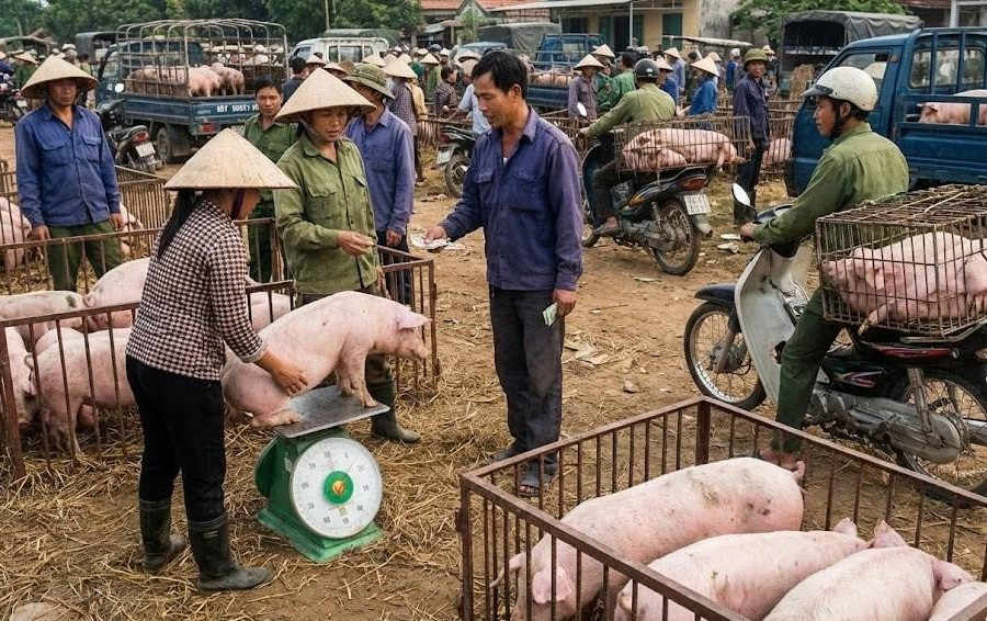 Giá heo hơi hôm nay 4/7: Cả ba miền đi ngang, cao nhất 66.000 đồng/kg