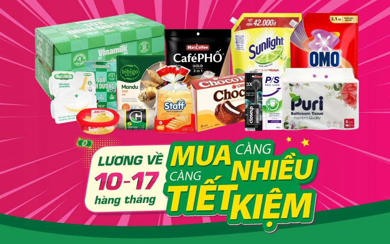 Mẹo mua sắm Ngày Lương Về giúp tối ưu chi phí sinh hoạt cho gia đình
