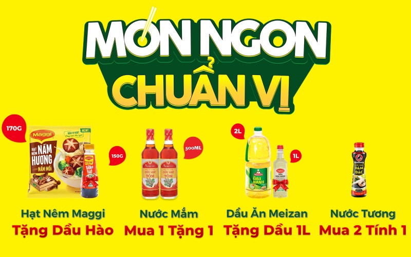 Mẹo tiết kiệm chi phí nấu nướng tháng 7 với loạt ưu đãi gia vị tại Bách hóa XANH