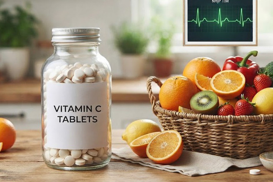 5 điều bất ngờ xảy ra với tim khi uống vitamin C mỗi ngày