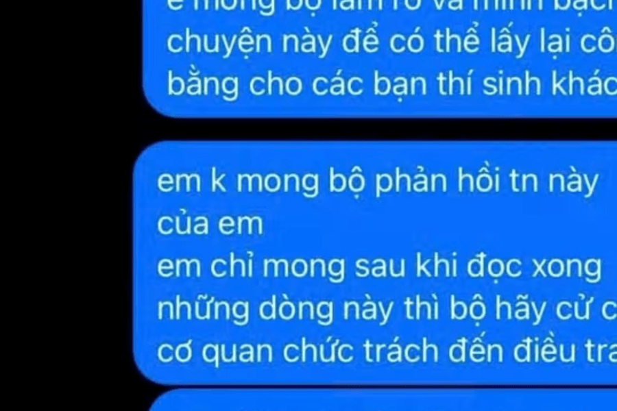 Bộ Giáo dục thông tin về xử lý vi phạm quy chế thi tốt nghiệp THPT tại Quảng Trị