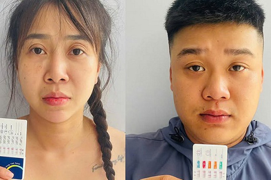 Bắt quả tang 4 đối tượng tại Đà Nẵng ‘bay lắc’ xuyên đêm trong căn hộ