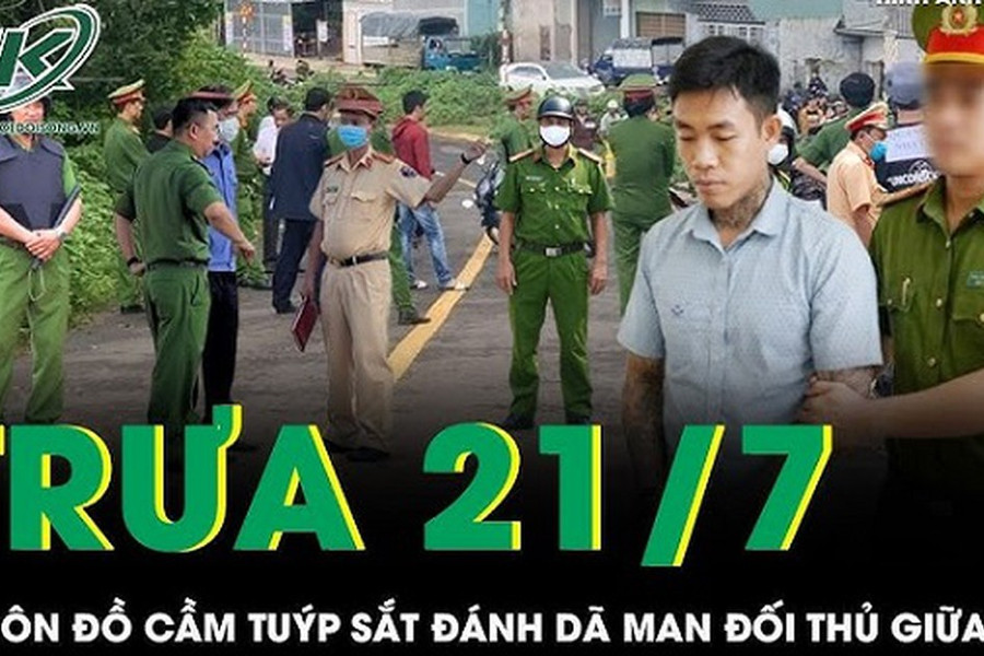 Trưa 21/7: Nghĩ bị 'giành địa bàn' thu mua phế liệu, côn đồ cầm tuýp sắt đánh dã man đối thủ giữa phố