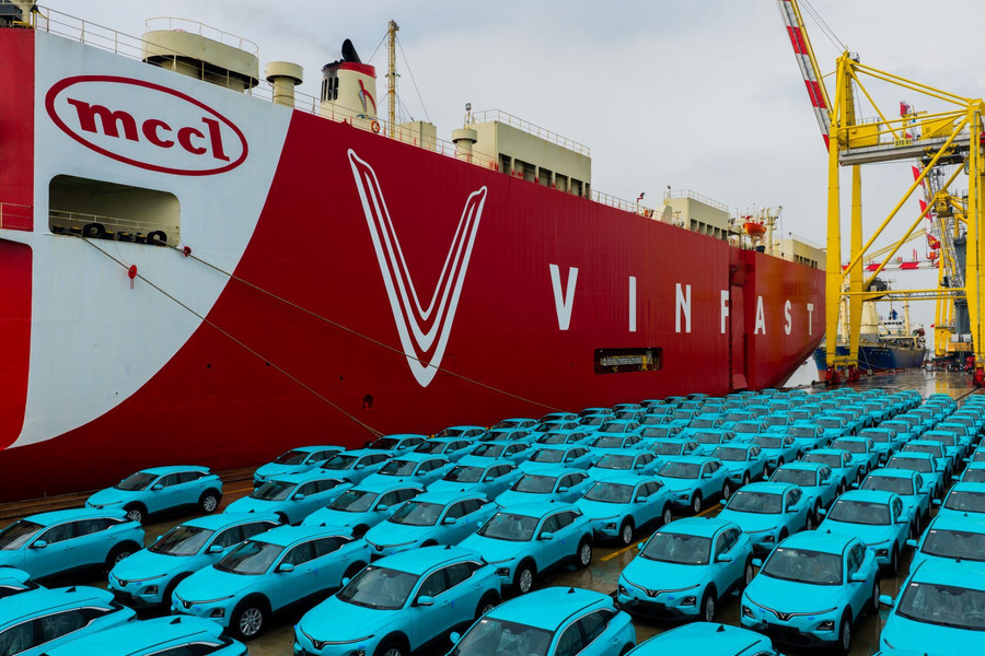VinFast xuất khẩu lô xe thứ 38 ra quốc tế