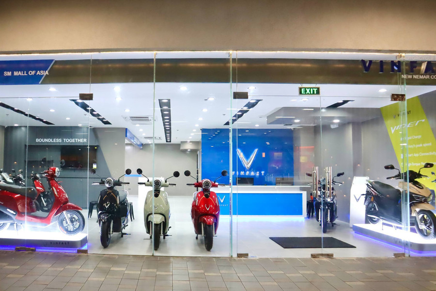 VinFast khai trương 21 đại lý xe máy điện tại Philippines