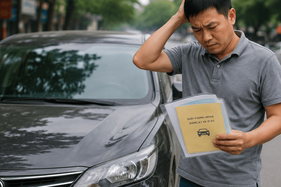 Cách sang tên chính chủ xe cũ qua nhiều đời chủ, mất giấy mua bán