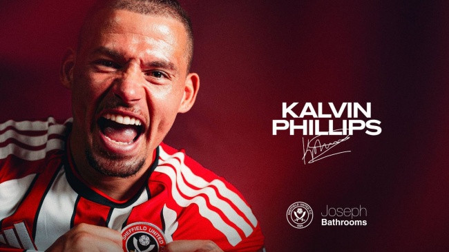 Kalvin Phillips rời Man City, tái hợp Sheffield United theo hợp đồng cho mượn một mùa giải