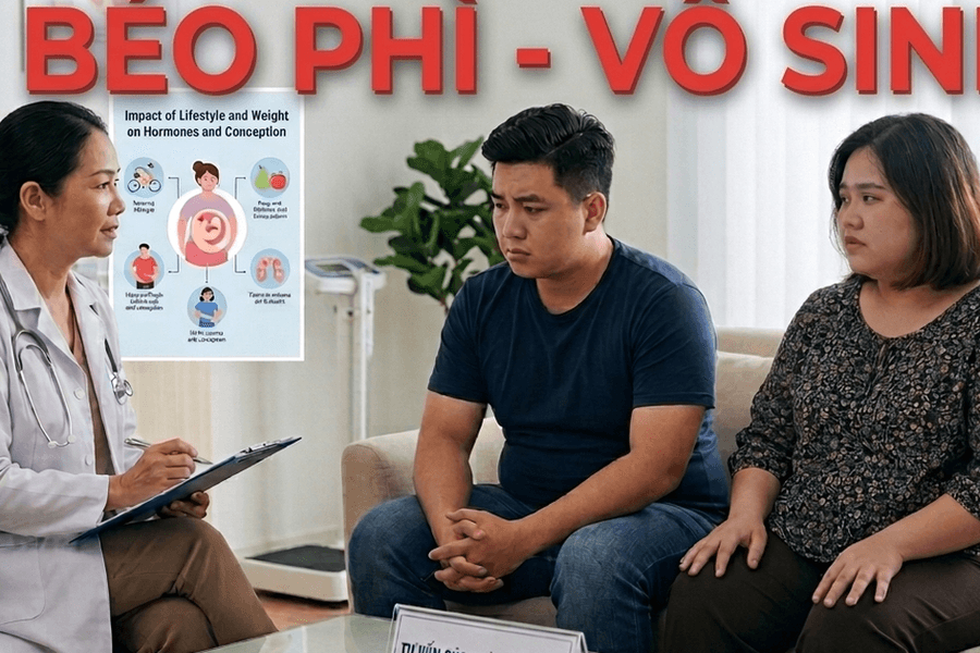Béo phì - nguyên nhân gây vô sinh ở cả nam và nữ giới