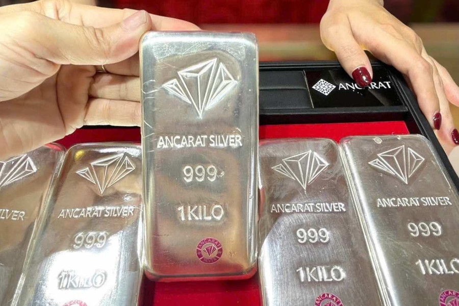 Giá bạc ngày 1/9/2026 điều chỉnh giảm 5,5% trong tuần, bạc thỏi bán ra 60,640 triệu đồng/kg