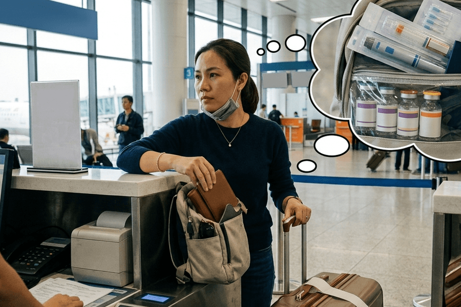 Hành khách có được mang kim tiêm và insulin lên máy bay?